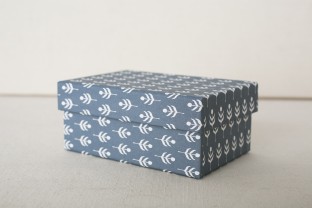 Small Denim boxes from Smock