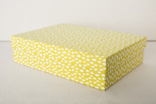 Chartreuse boxes | ikat keepsake boxes from Smock