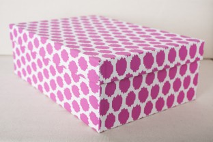 Keiko Boxes | Hot pink ikat keepsake boxes from Smock