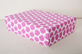 Keiko Boxes | Hot pink ikat keepsake boxes from Smock