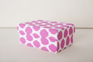 Keiko Boxes | Hot pink ikat keepsake boxes from Smock