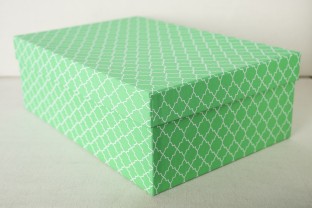 Spring Boxes | bright green keepsake boxes from Smock