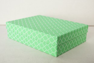 Spring Boxes | bright green keepsake boxes from Smock