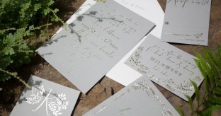 New custom wedding invitations from Smock