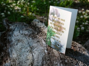 Part of Us sympathy card from Smock