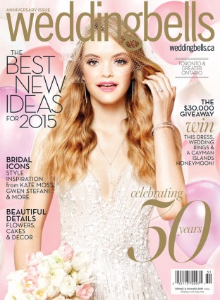 Smock featured in Wedding Bells Magazine Spring/Summer 2015 Issue