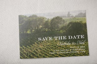 Napa Valley save the dates