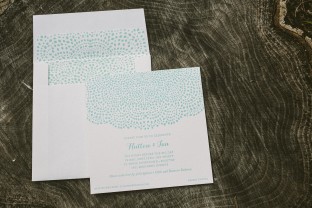 Rainier Rehearsal dinner party invitations from Smock