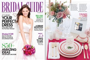 Smock's I heart you card was featured in the September 2015 issue of Bridal Guide magazine