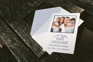 Custom holiday cards from Smock