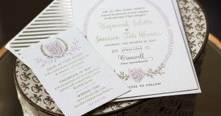 Custom wedding invitations from Smock
