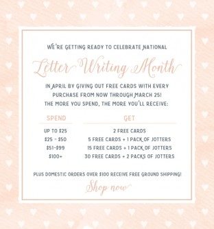 Get a free gift with any purchase online at smockpaper.mom!