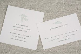 Sophisticated Bat Mitzvah invitations from Smock