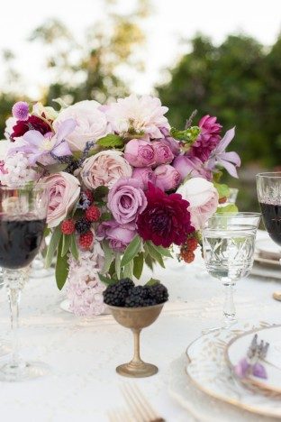 Lavender wedding inspiration shoot featured on Elizabeth Anne Designs