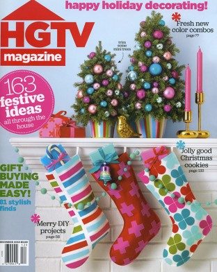 Smock's gift wrap was featured in the December 2015 issue of HGTV Magazine