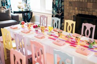 4 year old birthday paint party