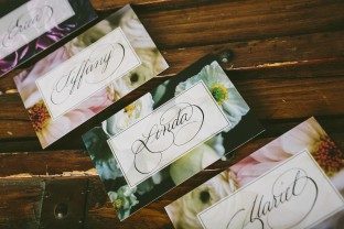 Calligraphy keepsake cards from Ted Clausen