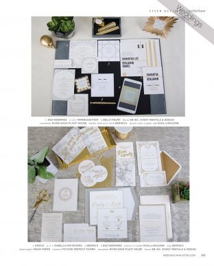 Weddings in Houston summer 2016 stationery feature