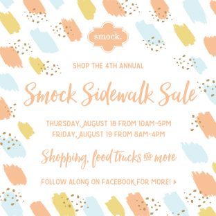 Shop the 2016 Smock Sidewalk Sale