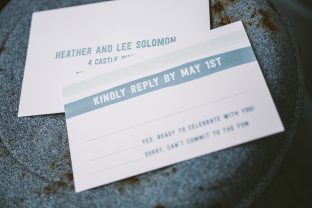 Pastel Bat Mitzvah invitations from Smock