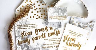 Custom wedding invitations from Smock