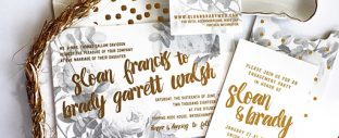 Custom wedding invitations from Smock
