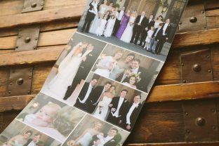 Custom holiday card ideas for newlyweds from Smock
