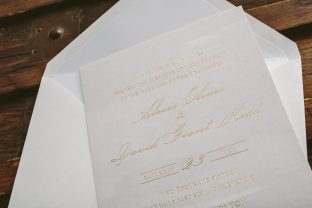 Custom wedding invitations from Smock