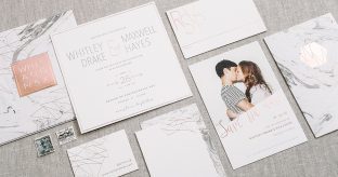 custom wedding invitations from Smock