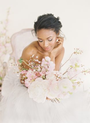 Cherry Blossom wedding inspiration | photos by Angela Newton Roy Photography