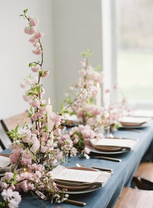 Cherry Blossom wedding inspiration | photos by Angela Newton Roy Photography