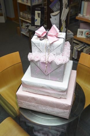 The Stationery Station's entry into the Scotch most gift wrapper contest
