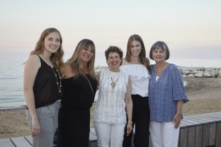 Stationery Station staff celebrates owner Sheryl's 70th birthday last summer