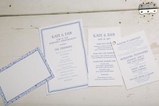 Nautical letterpress day of pieces from Smock
