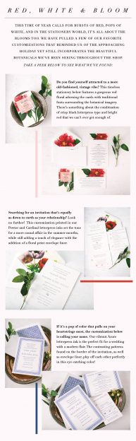 red, white, and bloom