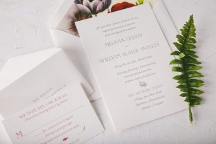 red, white, and bloom