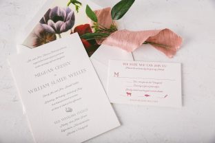 red, white, and bloom