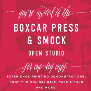 2018 Smock and Boxcar Press Open Studio