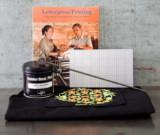 Letterpress base starter packs with a Boxcar Base Boxcar Press