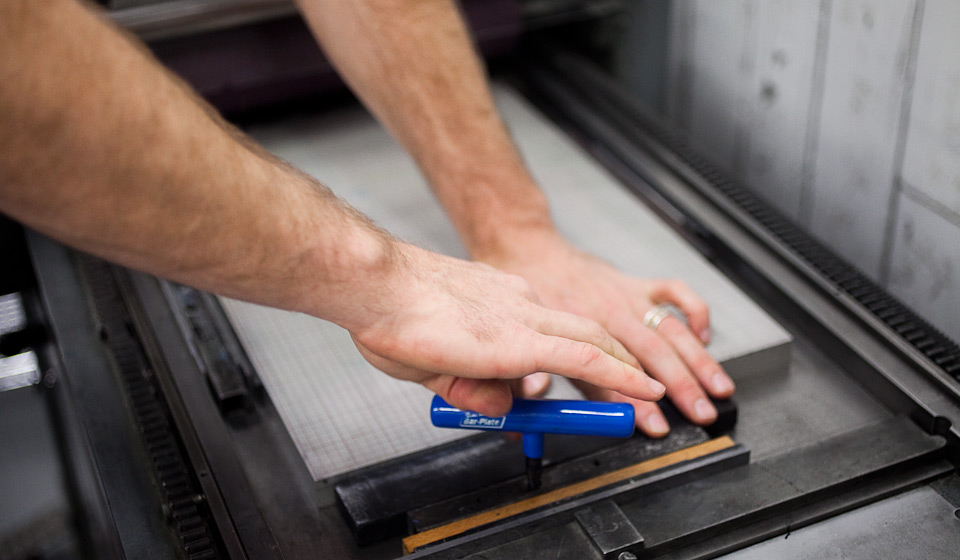 Letterpress printing with your Boxcar Base Boxcar Press