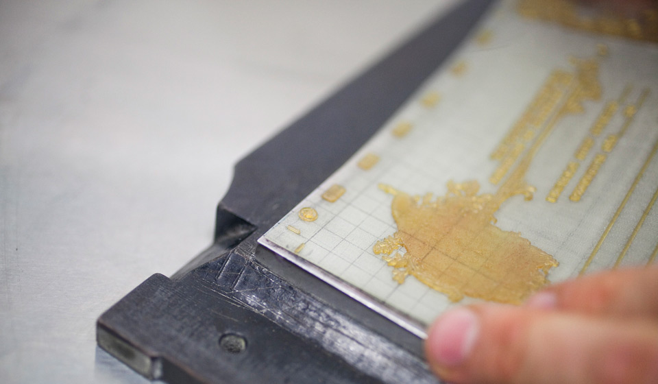 Letterpress printing with your Boxcar Base Boxcar Press