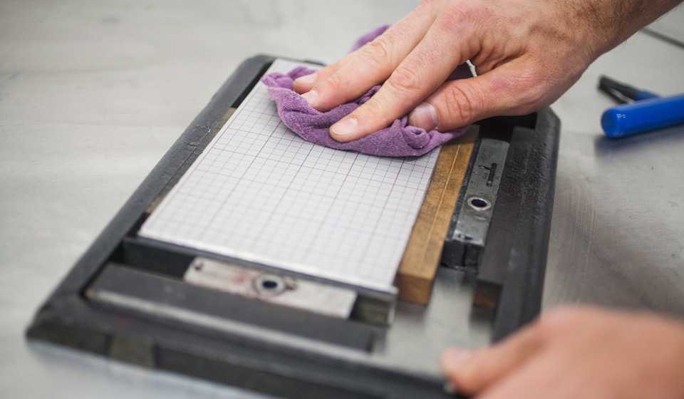 Letterpress printing with your Boxcar Base Boxcar Press