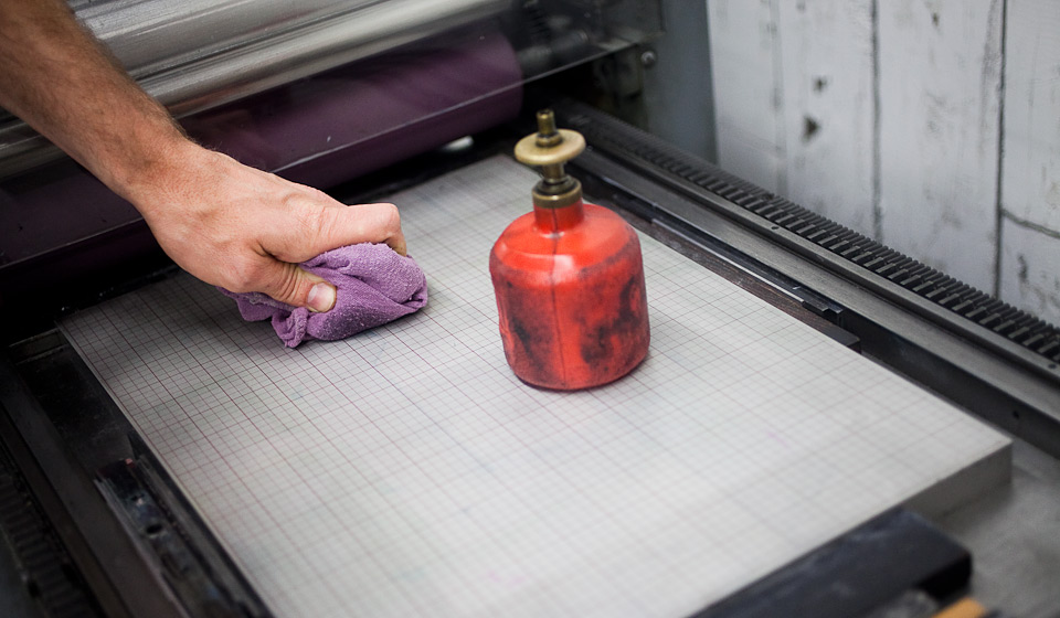 Letterpress printing with your Boxcar Base Boxcar Press