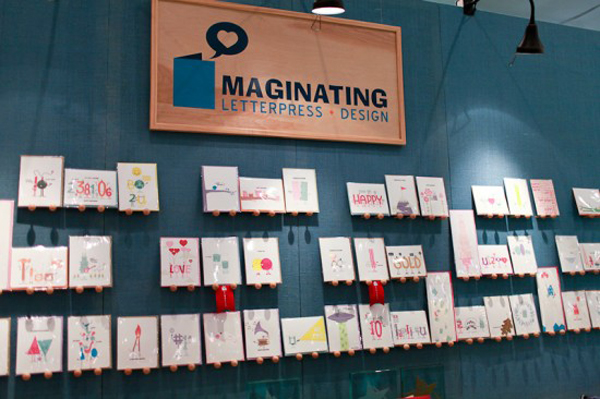 Maginating's 2012 National Stationery Show booth