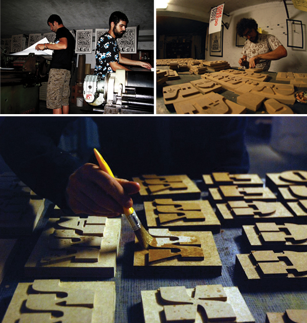 & Type is a letterpress print shop based in Varese, Italy