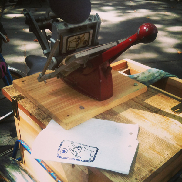 Letterpress printing by The Press Cycle 