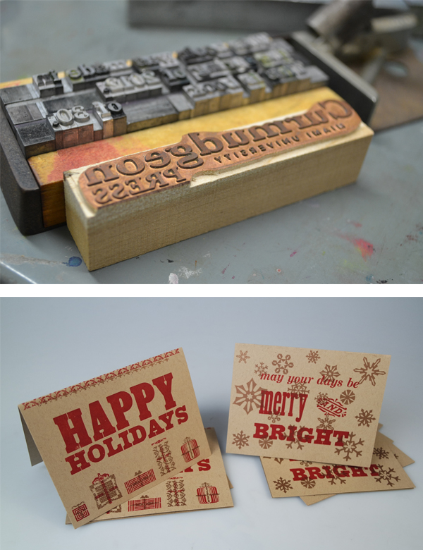 Erin Beckloff of Curmudgeon Press heads the Miami University (Ohio)'s letterpress program.