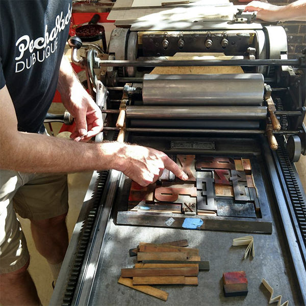 Boxcar Press has printing fun at Ladies of Letterpress conference 2017 in St. Louis, Missouri.