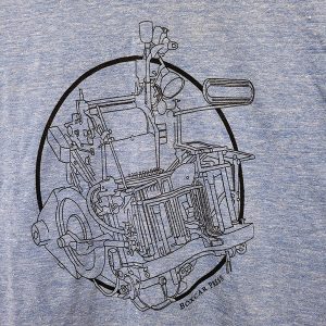 Youth Letterpress T-shirt: Heidelberg Windmill - Retired Colors